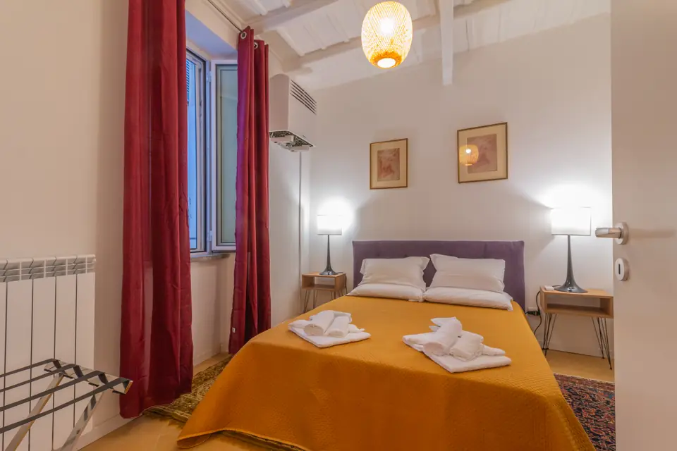 Second bedroom with king-size bed